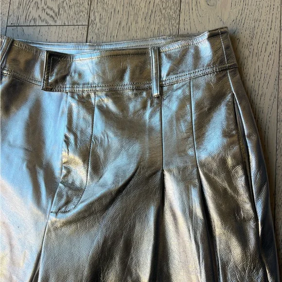Women's Silver Metallic Pants - Picture 8 of 12